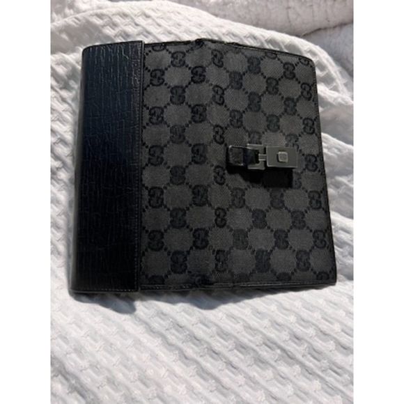 EUC GUCCI Jackie Signature GG Continental Wallet in Black - Picture 6 of 12